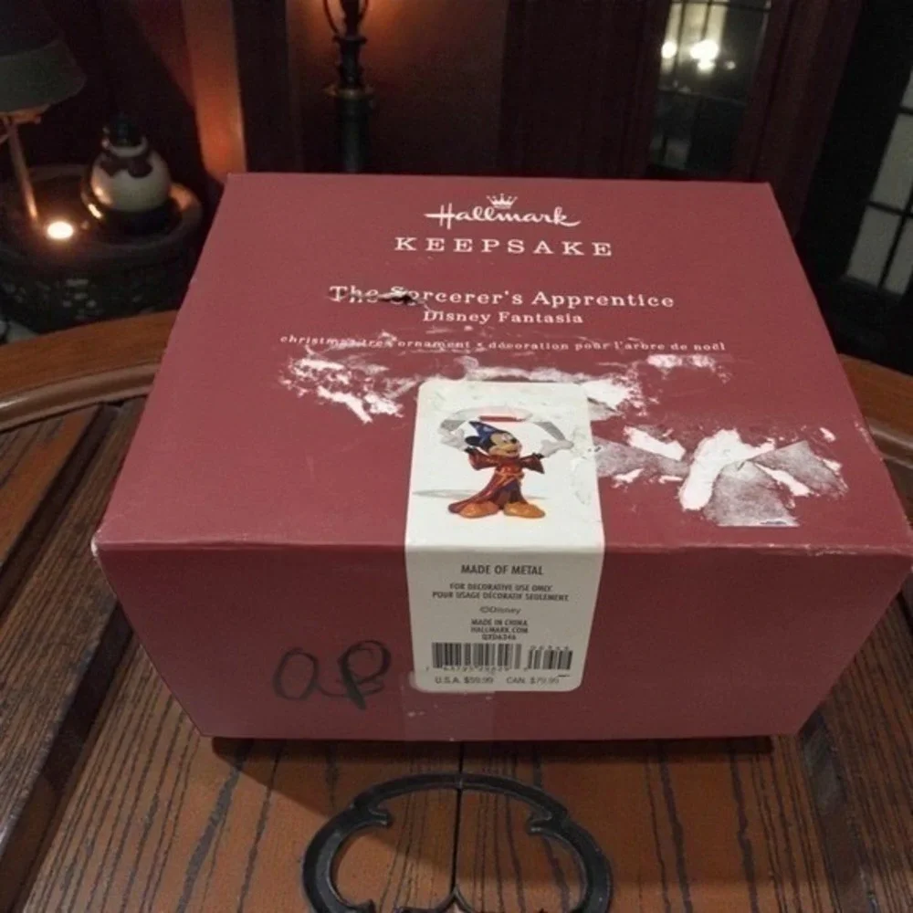 Hallmark Keepsake Sorcerers Apprentice Mickey Mouse Ornament Disney in Box